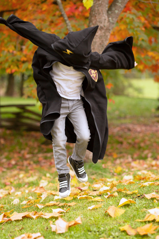 Book Week Wizard Cloak with Glasses Costume