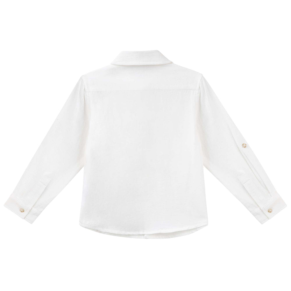 Archie L/S Button Shirt - Ivory