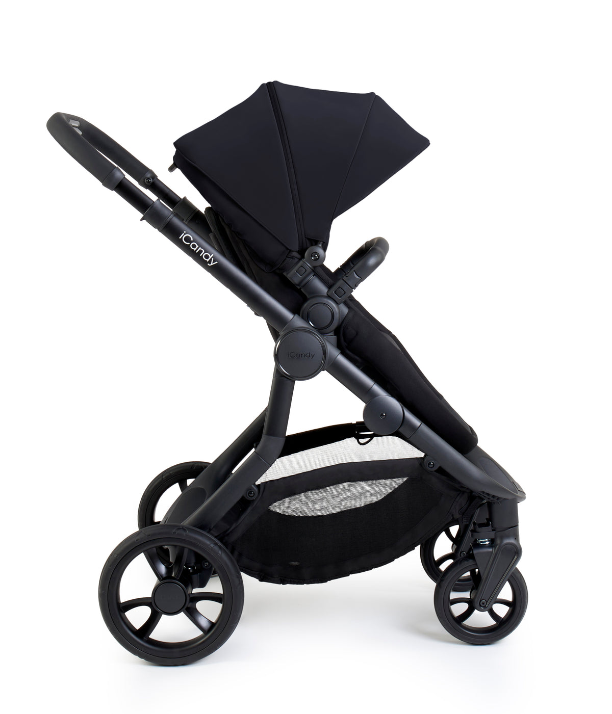 iCandy Orange 4 Pushchair - Black + FREE iCandy MiStand