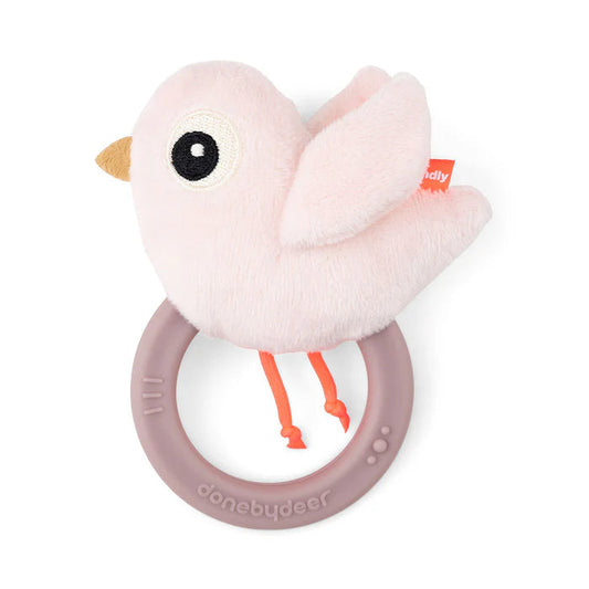Done By Deer Sensory Rattle with Teether - Powder