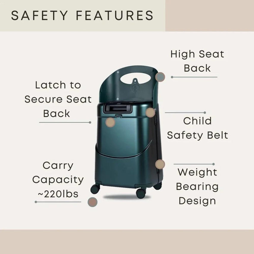 MiaMily Multi Carry On Luggage With Seat - 18 Inches