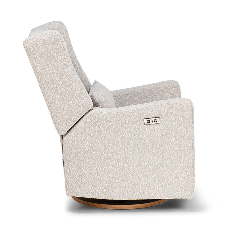 COCOON Bondi Electric Recliner Glider Chair - Light Grey Boucle
