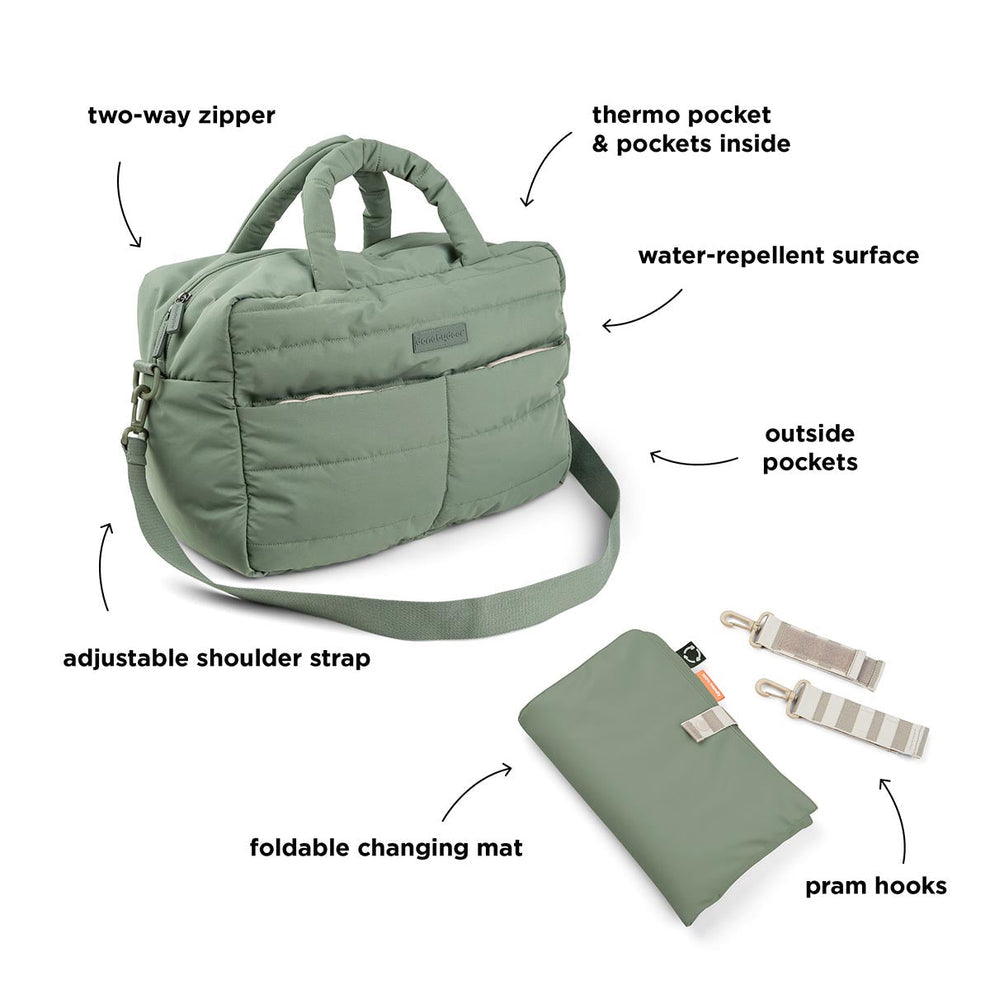Done by Deer Quilted Changing Bag - Various Colour Options