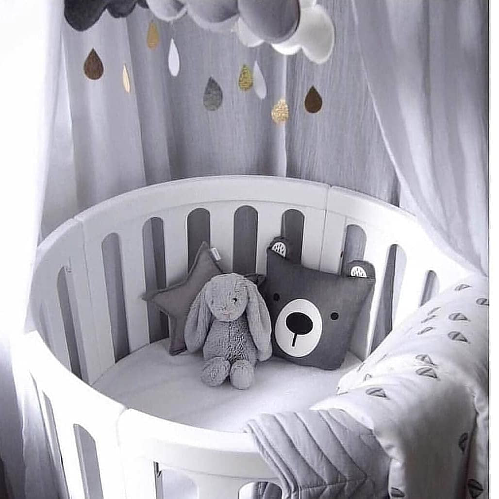 COCOON Nest White Conversion Cot Including the Australian Made Mattress Set