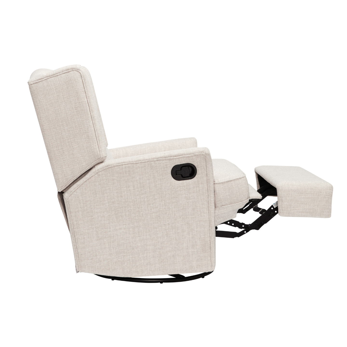 iL TuTTo Chelsea Recliner Glider Nursery Chair in Eggshell - Manual