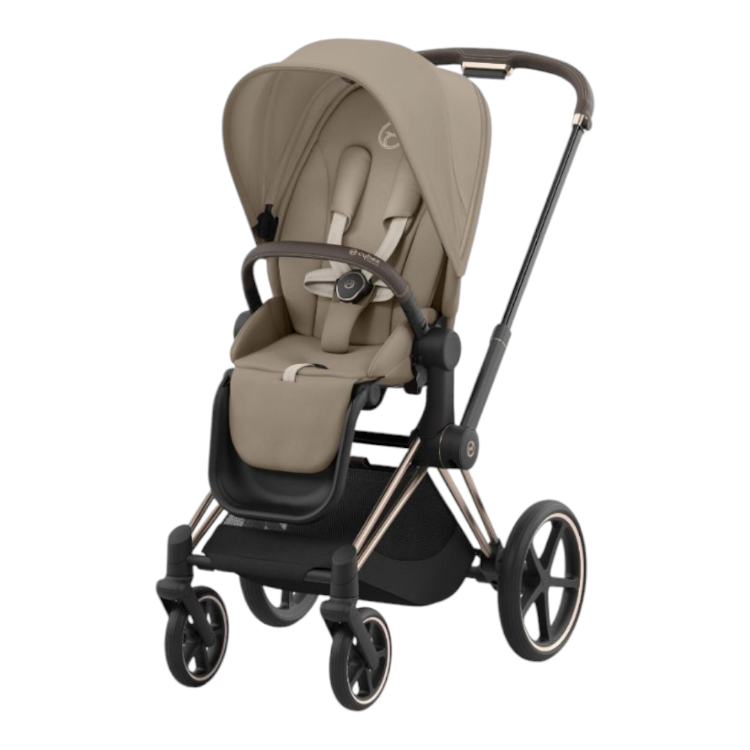 Cybex Priam Pram 2024 - Rose Gold & Cozy Beige
