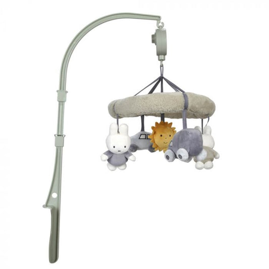 MIFFY FLUFFY MUSICAL MOBILE PINK OR GREEN