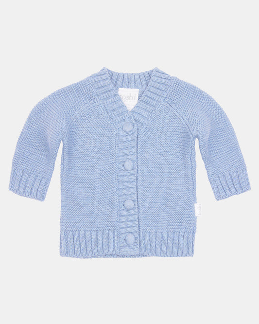Toshi Organic Cardigan Andy - Current - Seabreeze