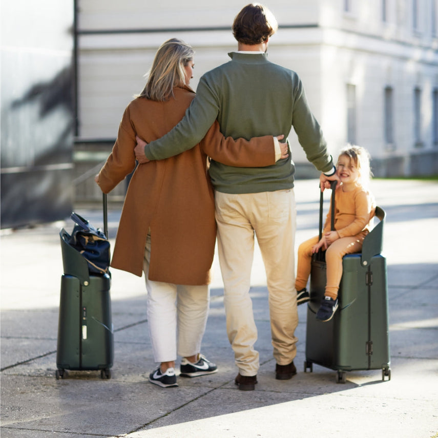 MiaMily Multi Carry On Luggage With Seat - 18 Inches