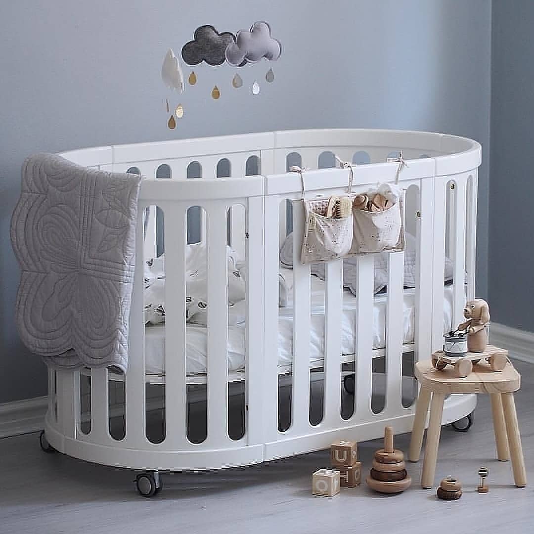 COCOON Nest White Conversion Cot Including the Australian Made Mattress Set