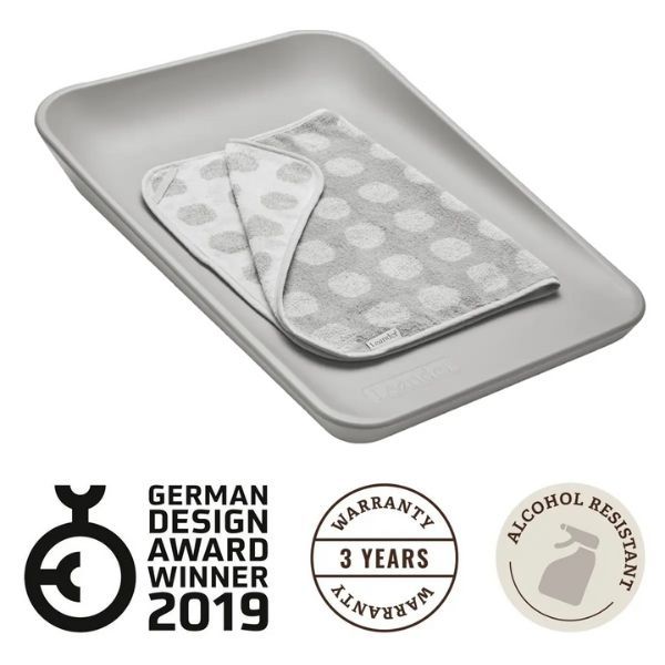 Leander Matty Baby Change Mat - Pearl Grey
