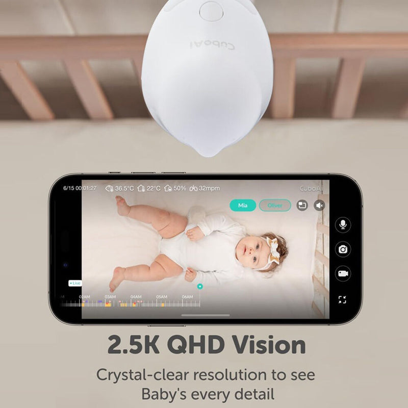 CuboAi 2025 Smart Baby Monitor 3 Floor Stand Set