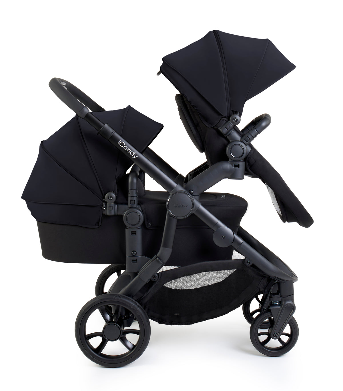 iCandy Orange 4 Pushchair - Black + FREE iCandy MiStand