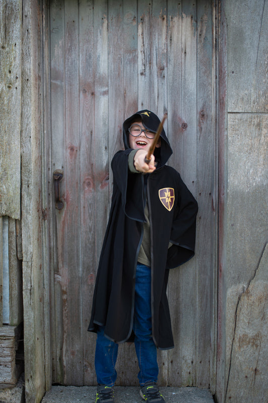 Book Week Wizard Cloak with Glasses Costume