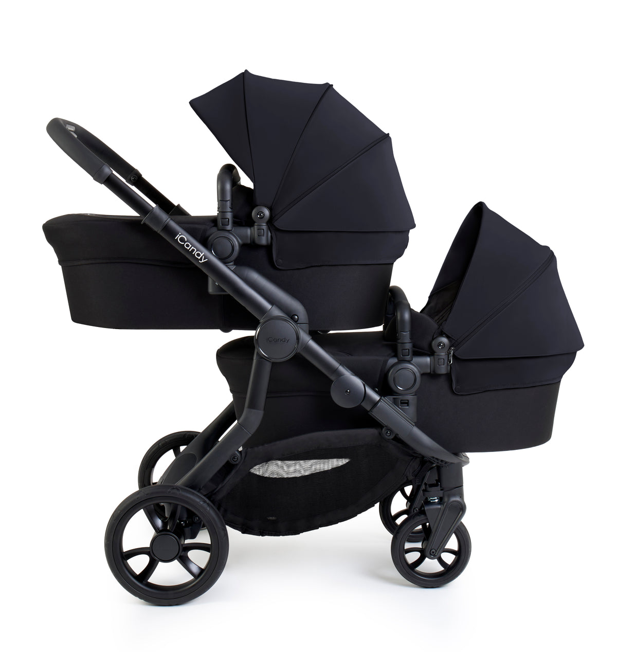 iCandy Orange 4 Pushchair - Black + FREE iCandy MiStand
