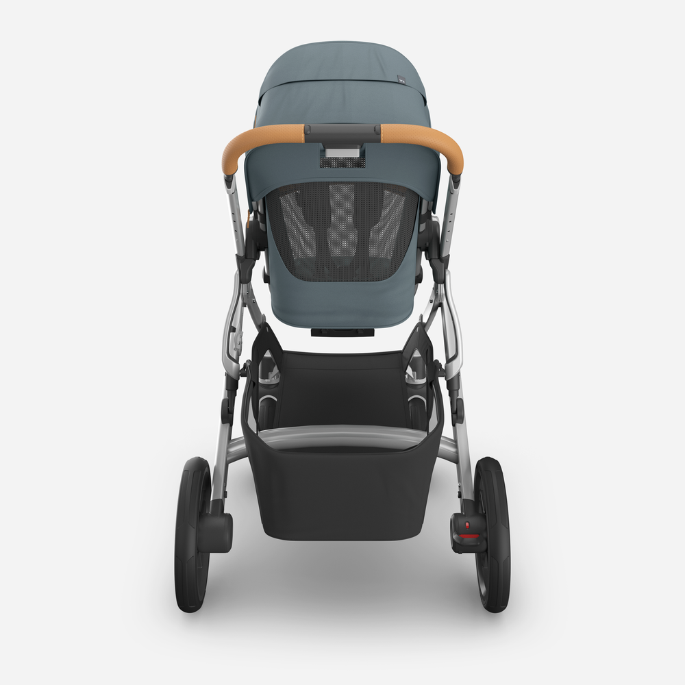 UPPAbaby Vista V3 Pram With Bassinet + FREE Upper Adaptors  + FREE Cup Holder + Free Parent Pack - Callum (Stone Blue & Silver)