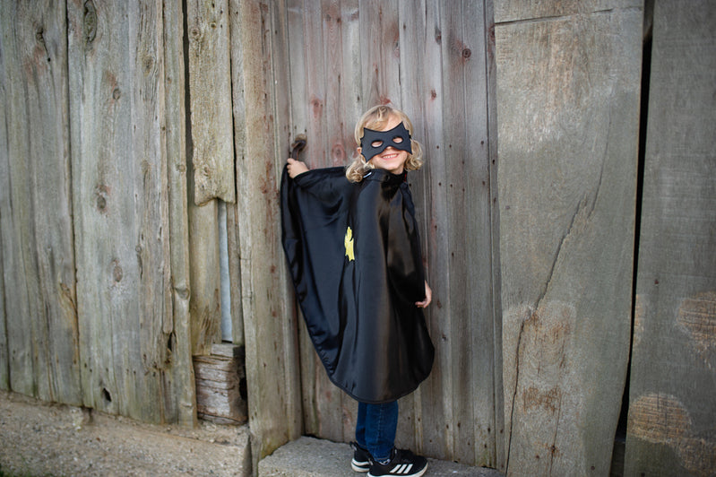 Book Week Reversible Spider & Bat Cape with Mask - Size 4-6
