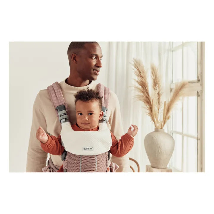 Baby Bjorn - Baby Carrier Harmony - 3D mesh, Dusty pink