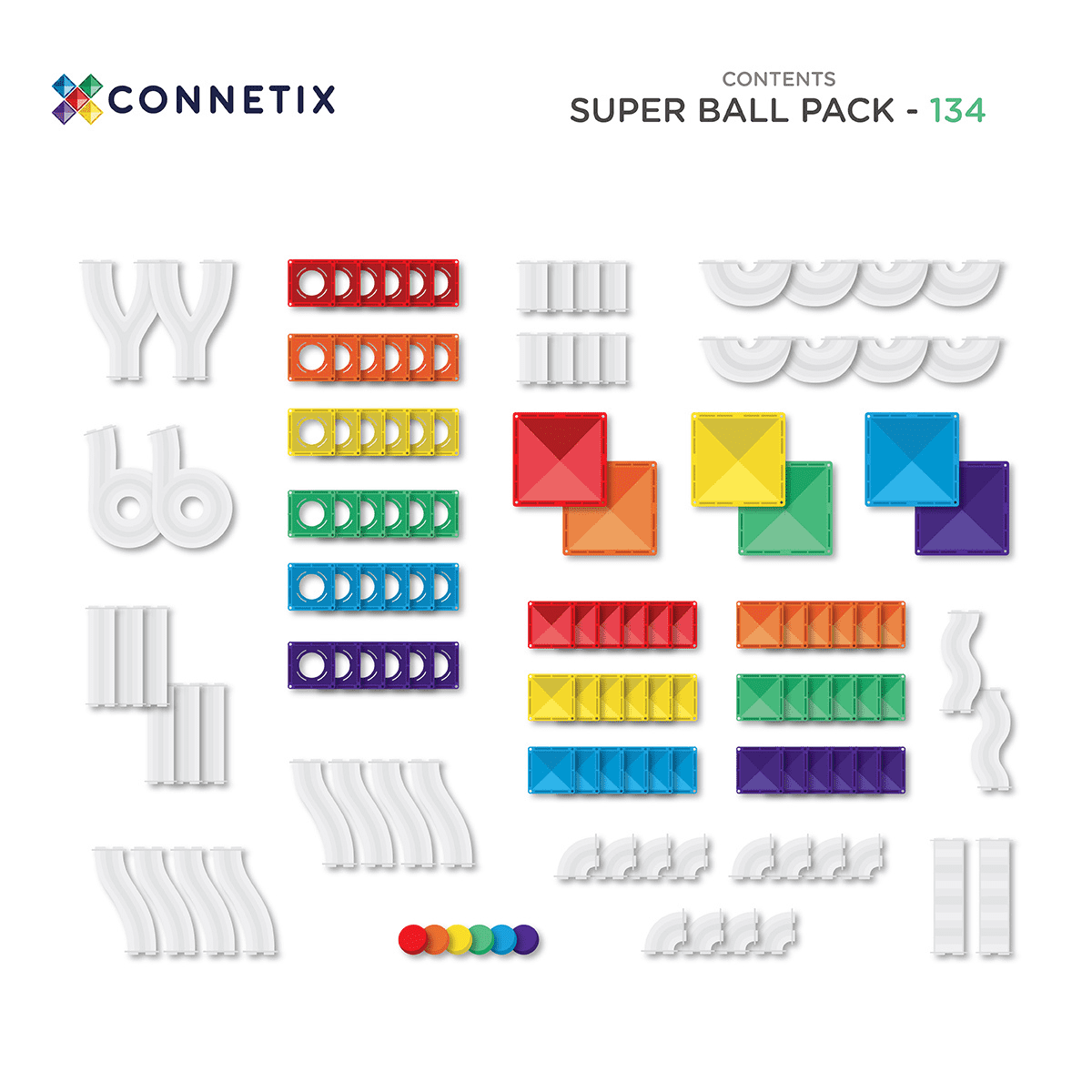 Super Ball Run Pack 134 pc
