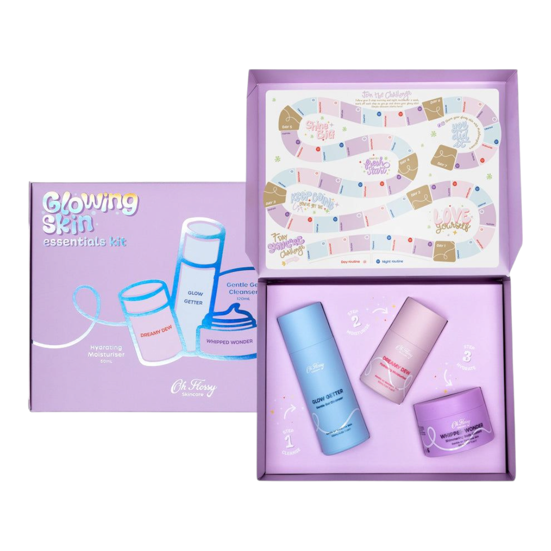Oh Flossy Kids Skincare - Glowing Skin Essentials Kit