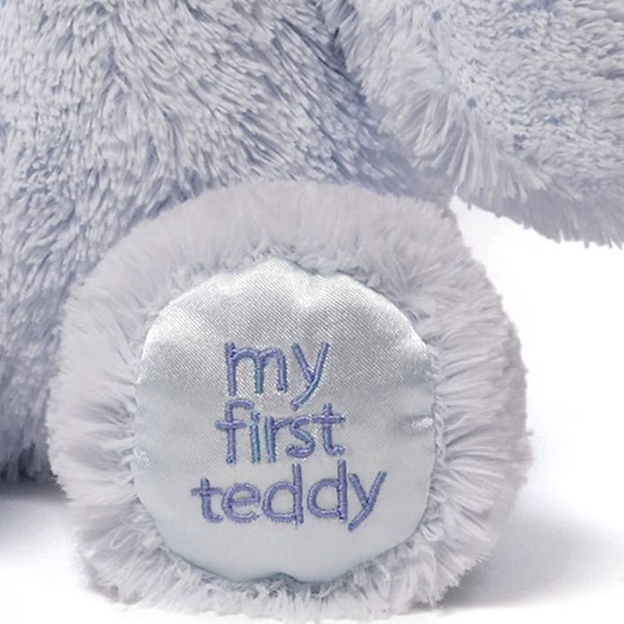 GUND BEAR: MY FIRST TEDDY BLUE - LARGE 38cm