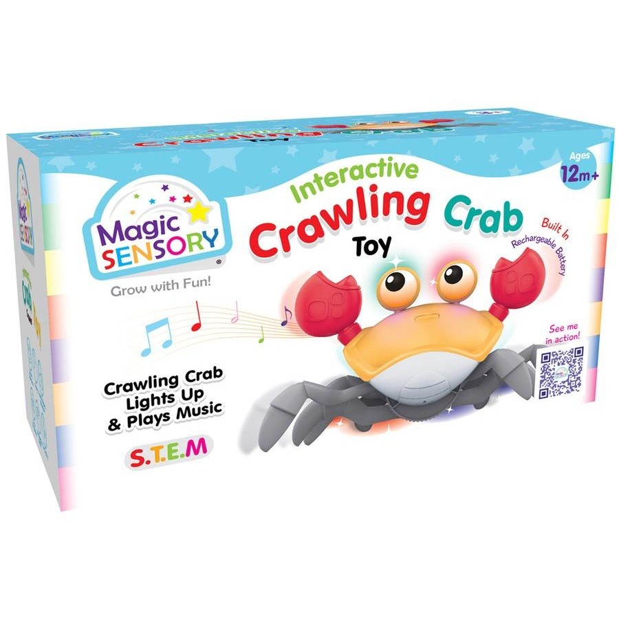 Magic Sensory Interactive Crawling Crab