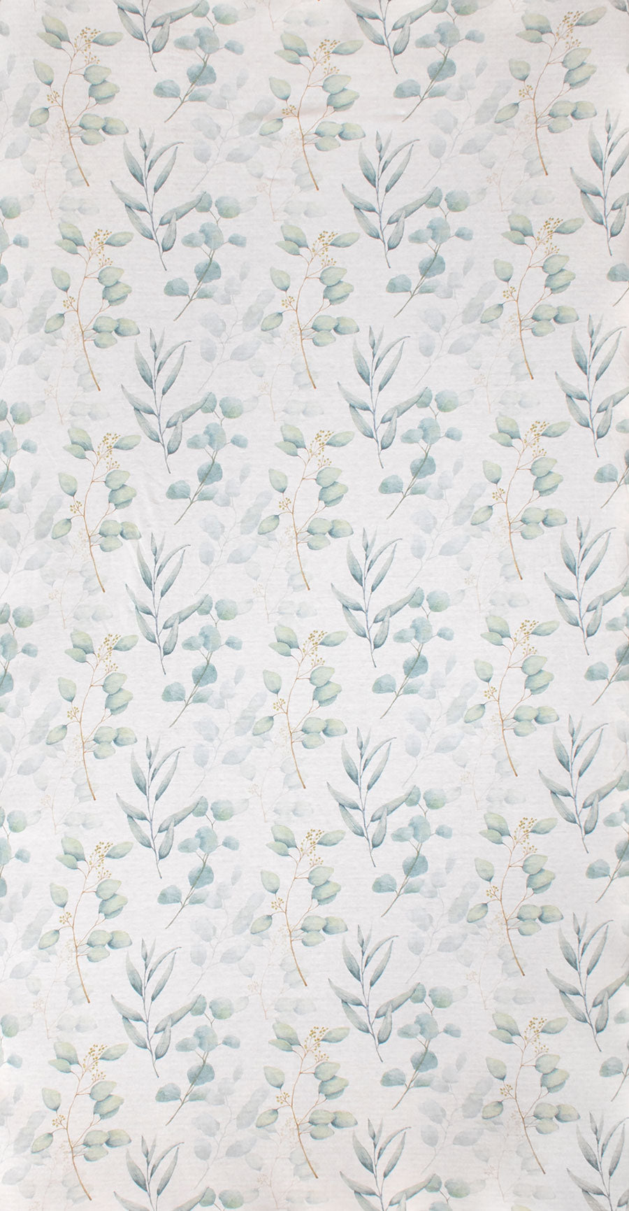 COCOON Fitted Cot Sheet – Green Leaves