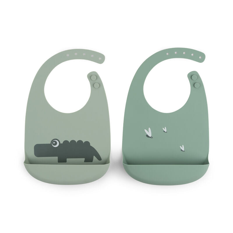 Done by Deer Silicone Bib 2 Pack - Various Colour Options