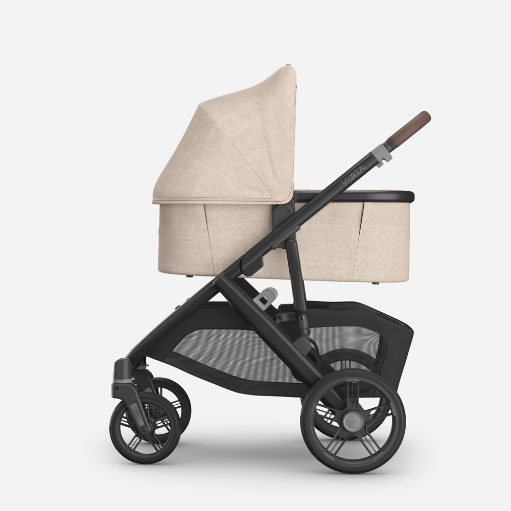 UPPAbaby Vista V3 Pram With Bassinet - Liam + FREE UPPAbaby Parent Organiser, FREE Pram Liner & FREE Cup Holder - (Oat Melange)