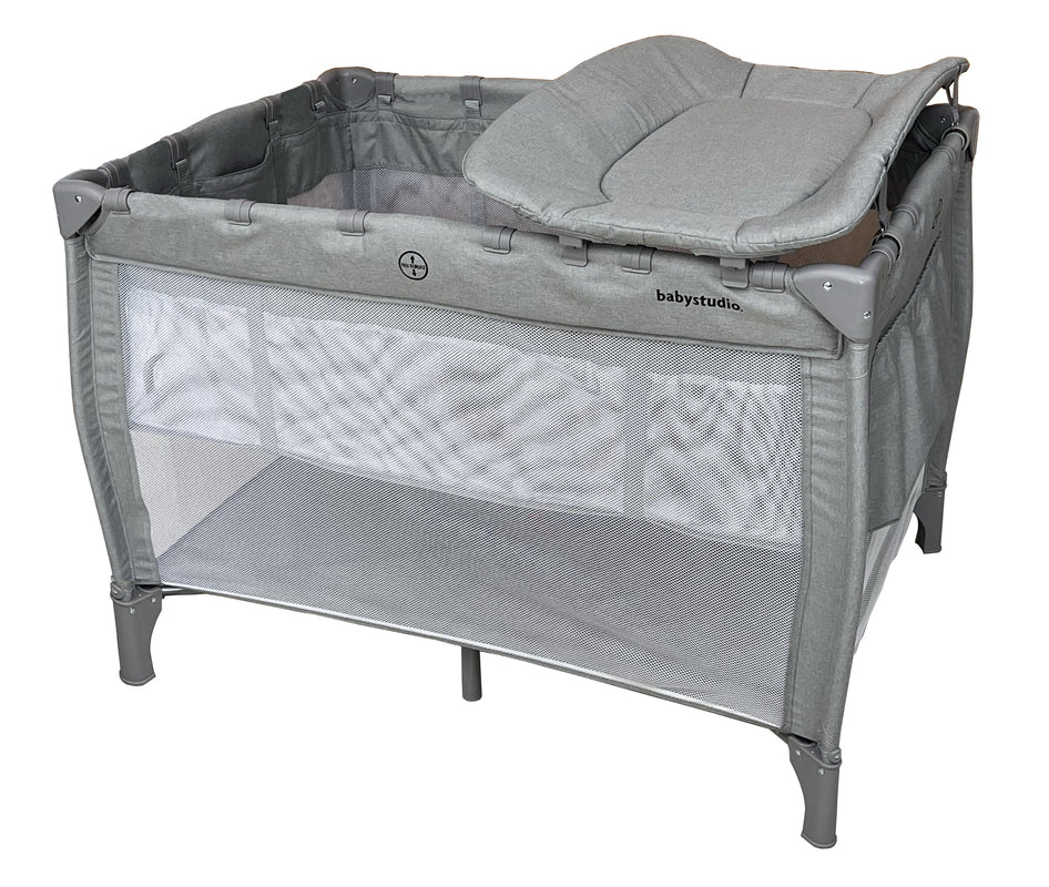 Baby Studio 3 in 1 Portacot with bassinet and changer