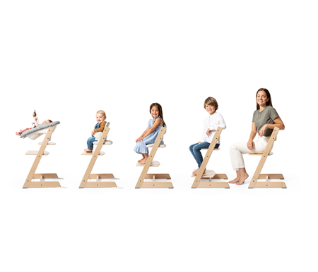 Stokke Tripp Trapp Bundle - Chair - Baby Set - Tray - Cushion