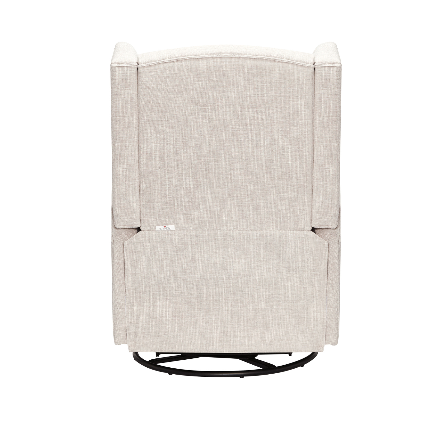 iL TuTTo Chelsea Recliner Glider Nursery Chair in Eggshell - Manual