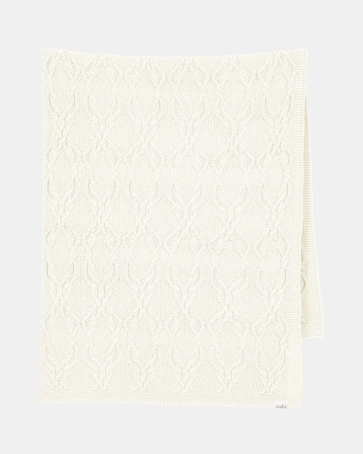 Toshi Organic Baby Blanket Bowie - Cream