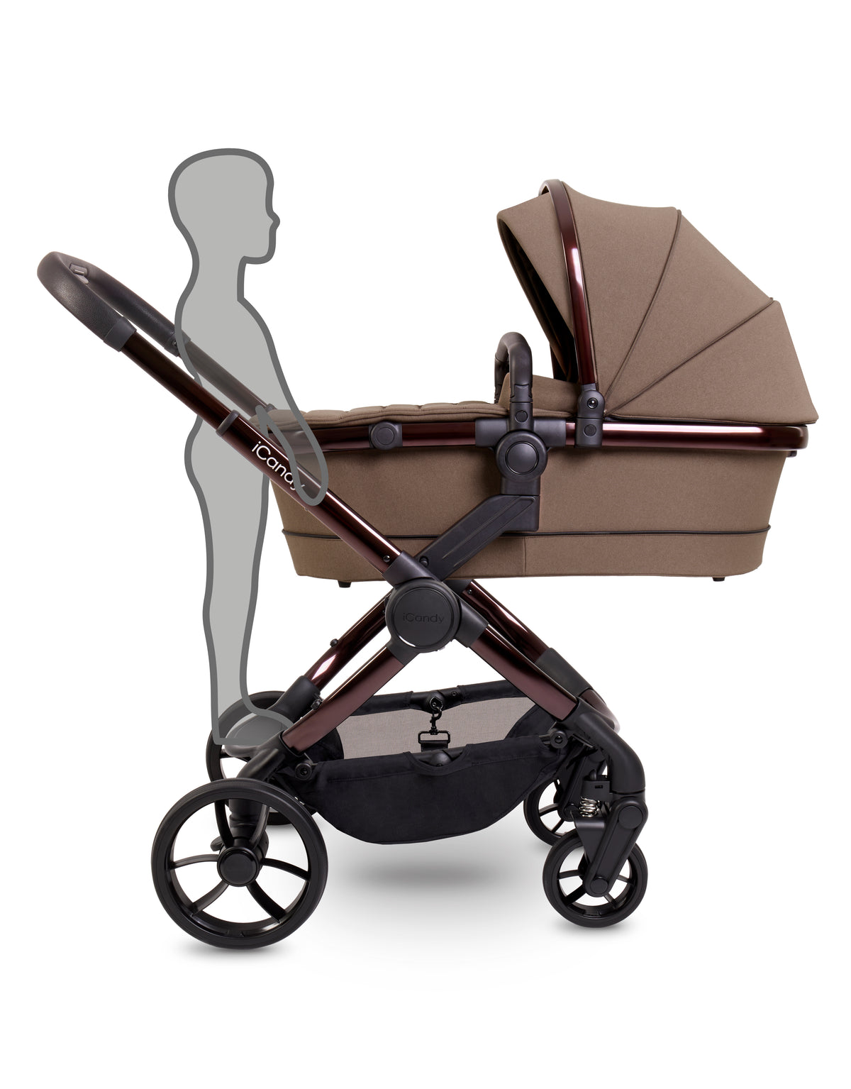 iCandy Peach 7 Pram - Coco + FREE Zazu Pram Rocker