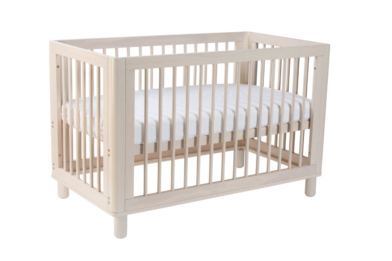 COCOON Bundle Allure Cot & Change Table Including Australian Made Inner Spring Mattress + Toddler Bed Conversion Kit