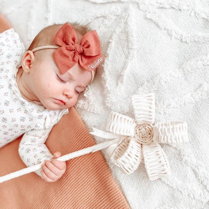 Kids Natural Rattan Flower Fairy Wand | Serenity Kids ™️ - Serenity Kids