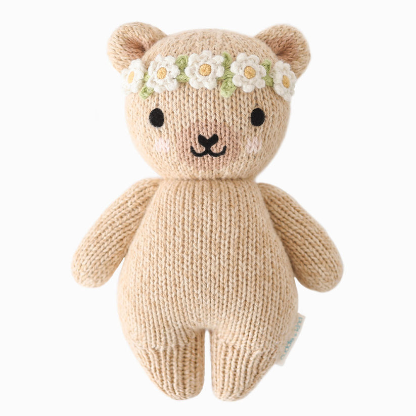 Cuddle + Kind Baby Honey Bear - Ivory Floral