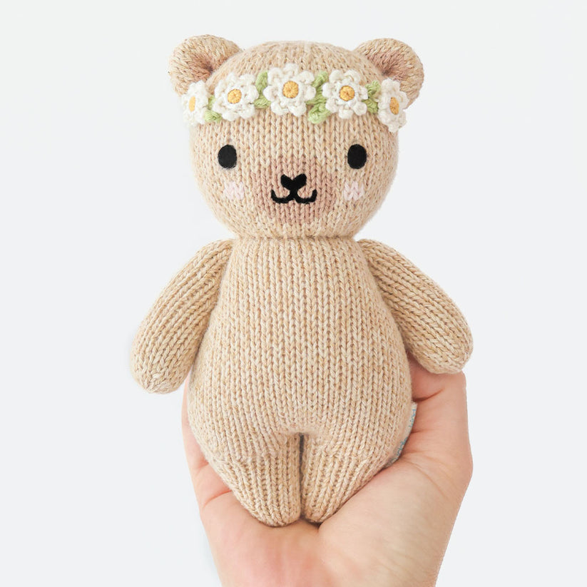 Cuddle + Kind Baby Honey Bear - Ivory Floral