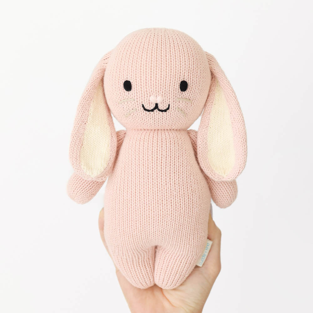 Cuddle + Kind Big Baby Bunny 10" - Rose