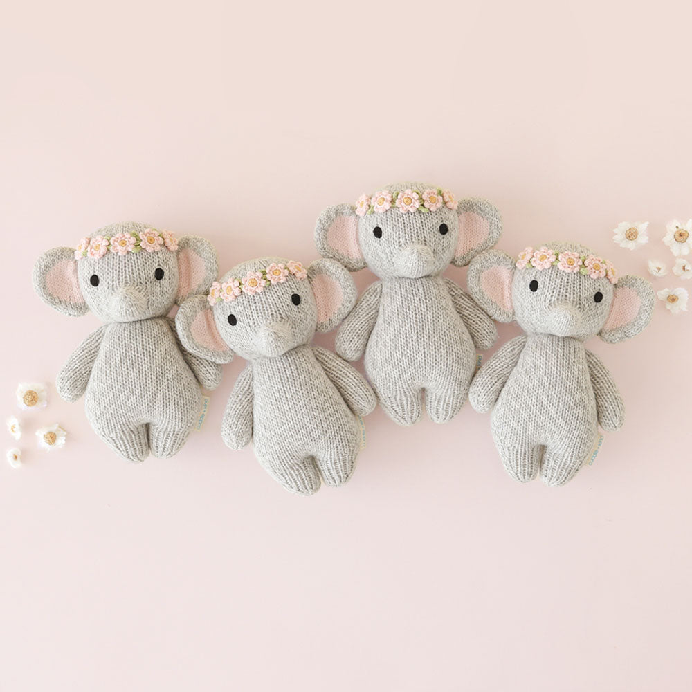 Cuddle + Kind Baby Elephant - Blush Floral