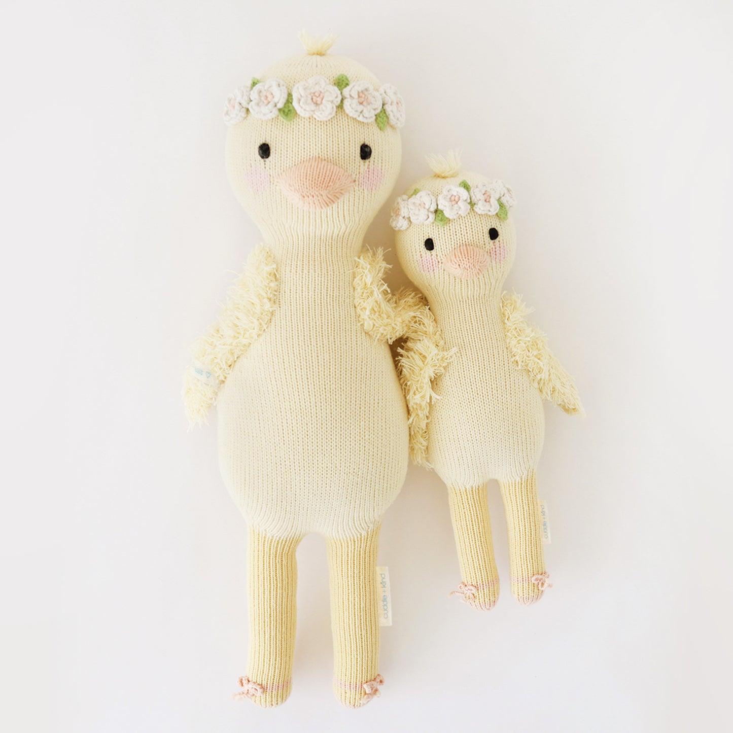 Cuddle + Kind Little Flora The Duckling - Ivory 13" | Serenity Kids