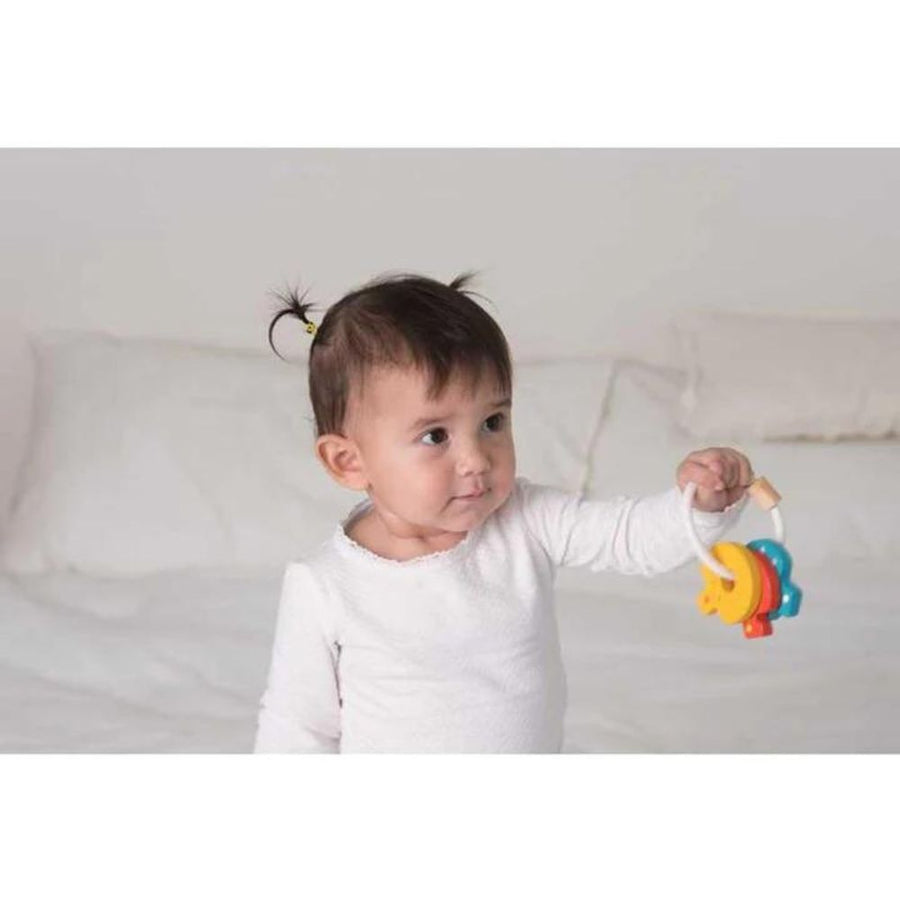 PlanToys Baby Keys Rattle - Rainbow