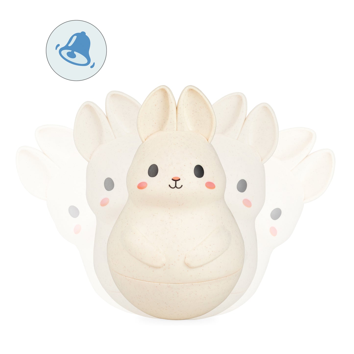 Tiger Tribe - Roly Poly Bunny Baby Toy