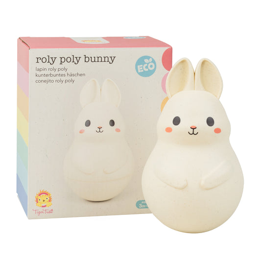 Tiger Tribe - Roly Poly Bunny Baby Toy