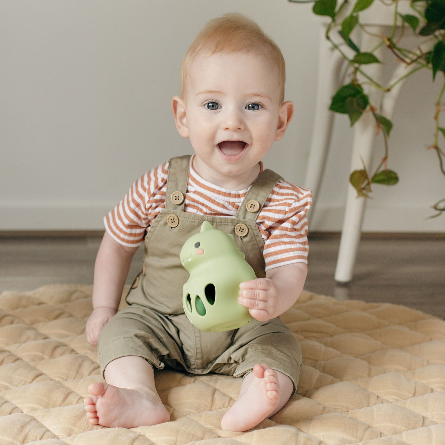 Tiger Tribe - Silicone Rattle - Dino