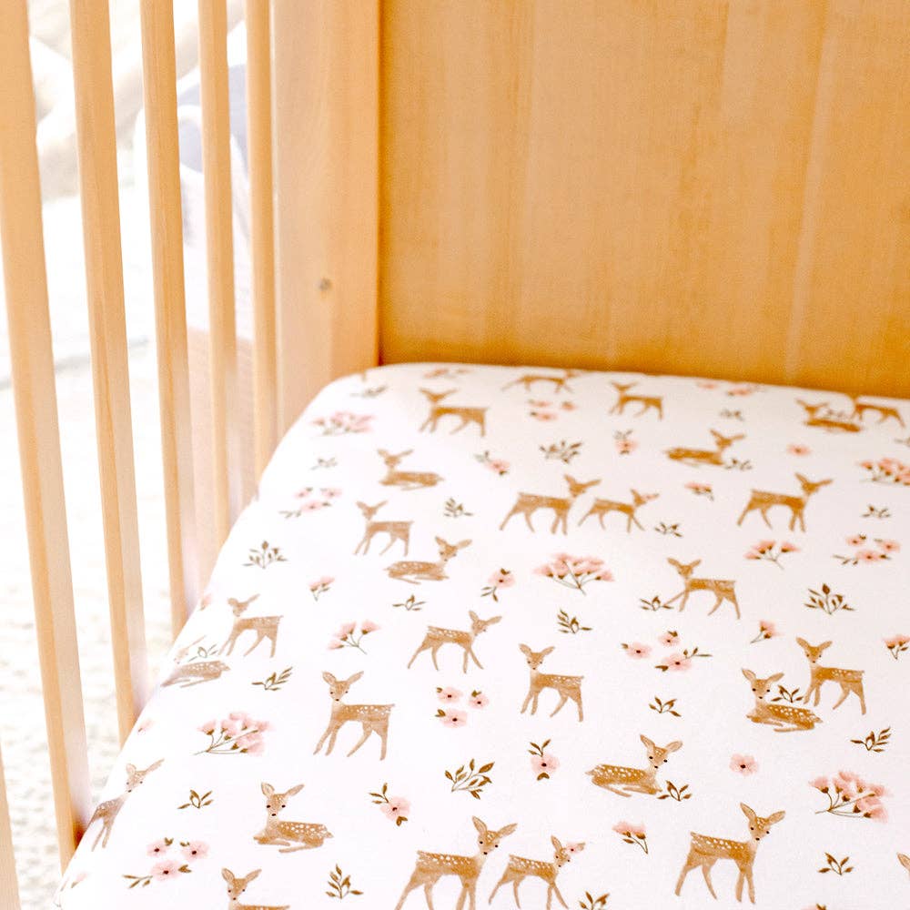 Jersey Cot Fitted Sheet 2 Pack - Sophia's Garden