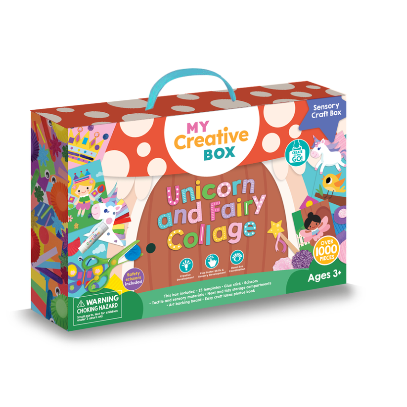 My Creative Box - Unicorn and Fairy Collage Sensory Craft Box