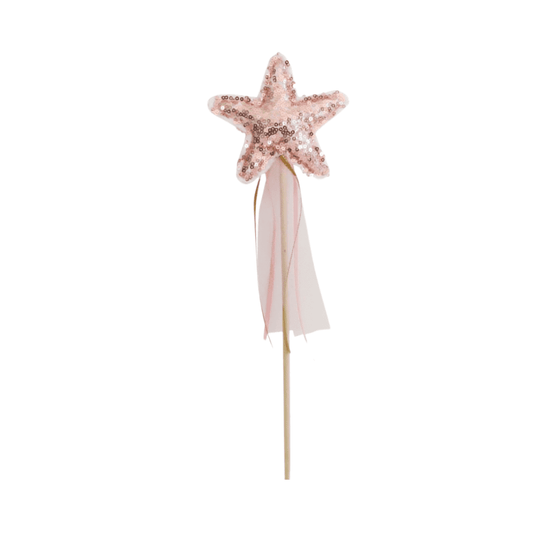 Alimrose - Sequin Star Wand - Rose Gold