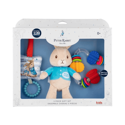 Peter Rabbit Plush, Activity Toy & Rattle Gift Set | Serenity Kids
