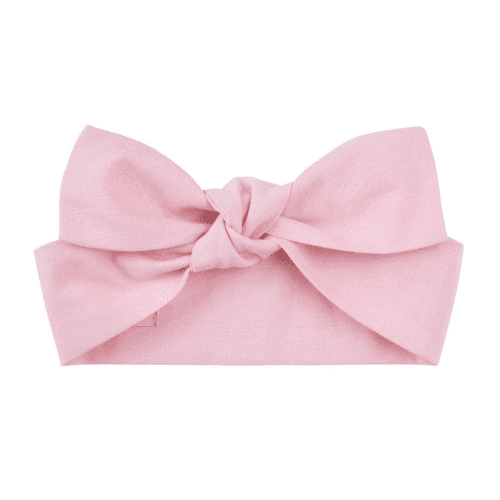 Grace Linen Girls Headband - Pink